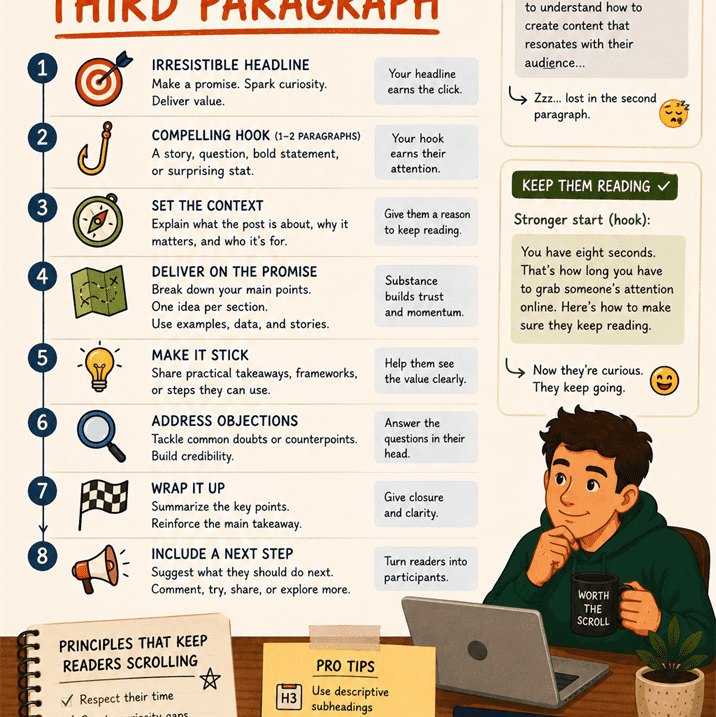 how to structure a blog post so people read past the third paragraph how to structure a blog post so people read past the third paragraph