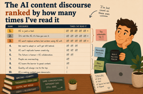 the ai content discourse ranked by how many times i've read it