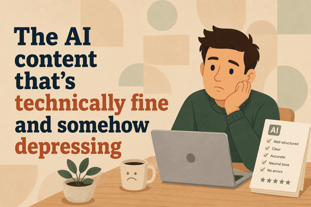 the ai content that's technically fine and somehow depressing the ai content that's technically fine and somehow depressing