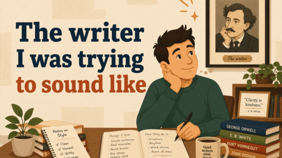 the writer i was trying to sound like
