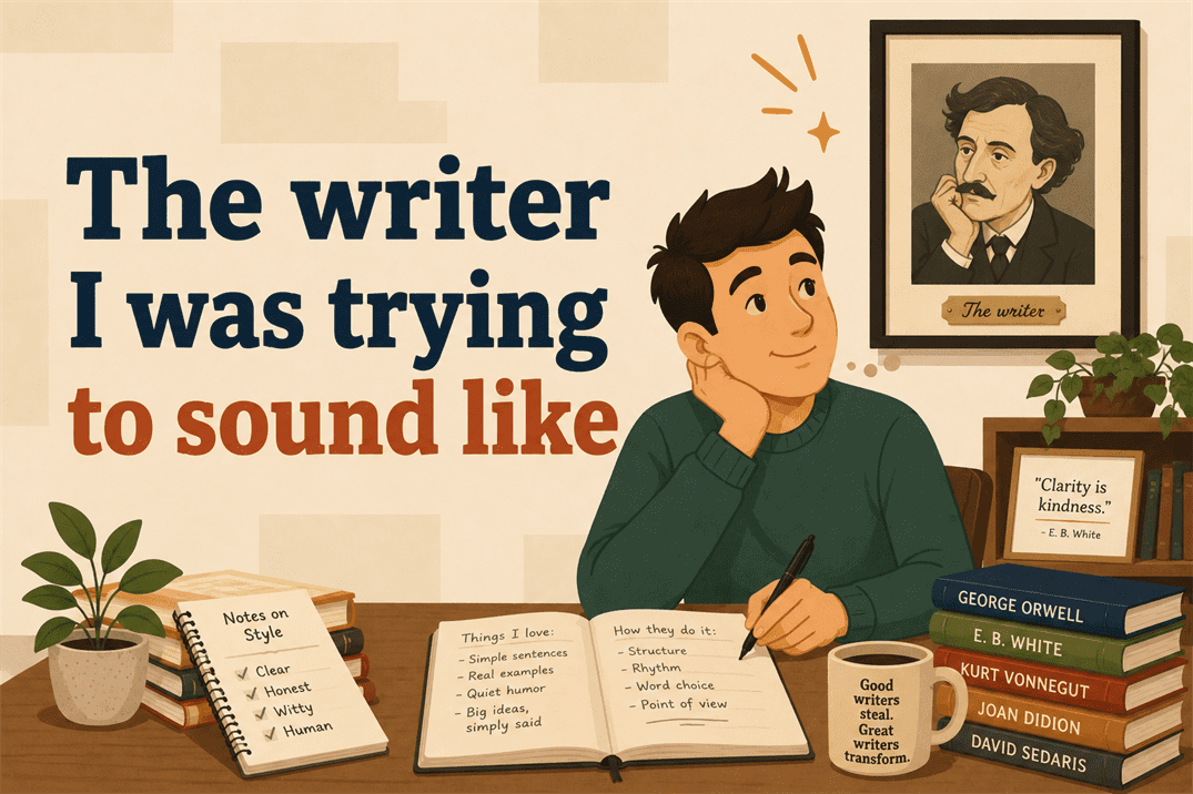 the writer i was trying to sound like