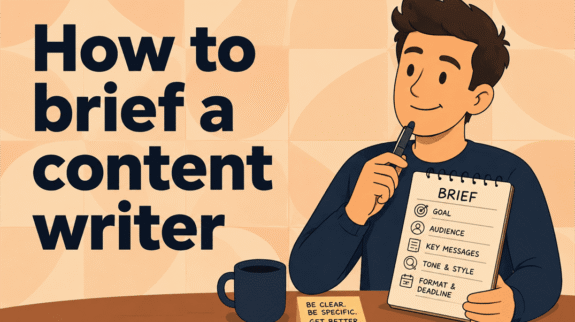 how to brief a content writer
