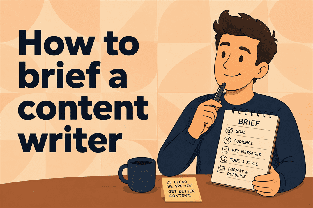 how to brief a content writer