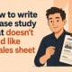 how to write a case study that doesn't read like a sales sheet