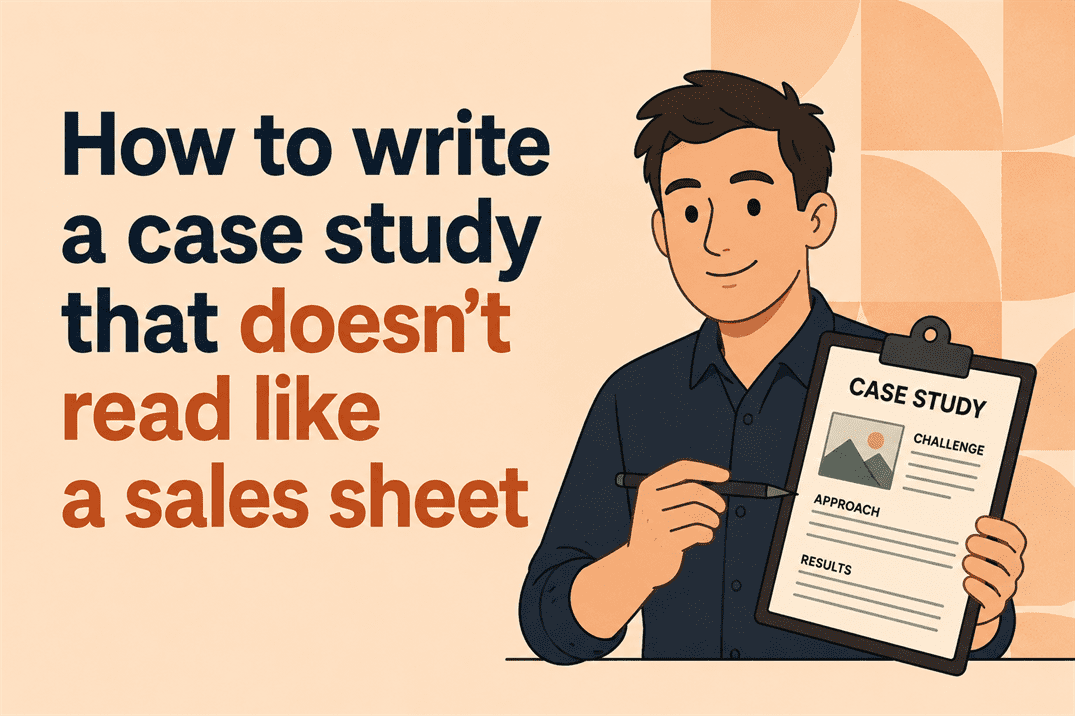 how to write a case study that doesn't read like a sales sheet how to write a case study that doesn't read like a sales sheet