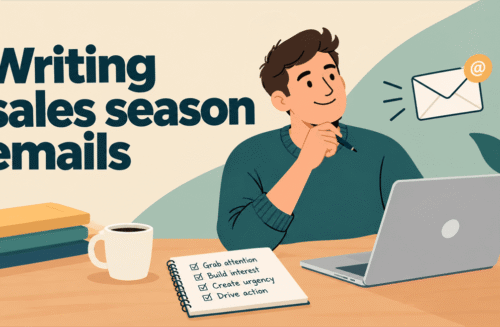 writing sales season emails