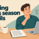 writing sales season emails