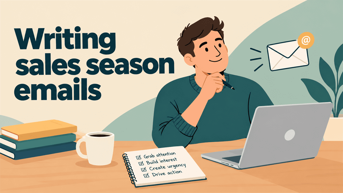 writing sales season emails